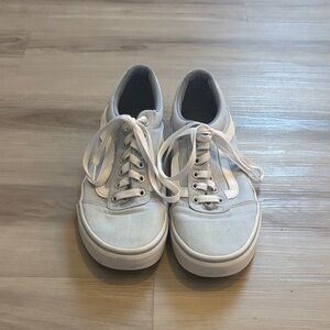 Vans Baby Blue Canvas Sneakers